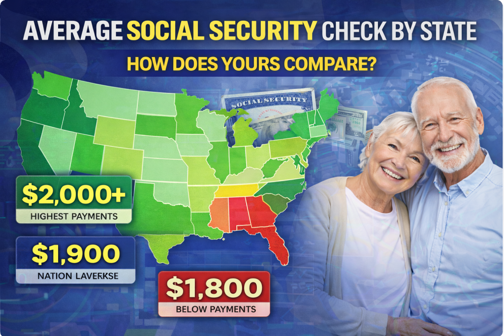 The Average Social Security Check in Each State: How Does Yours Stack Up?