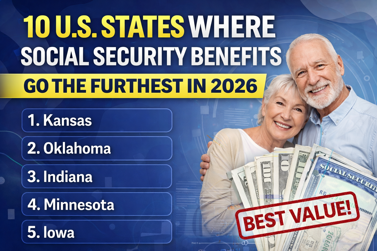 Living on Social Security? These States Make Retirement More Affordable