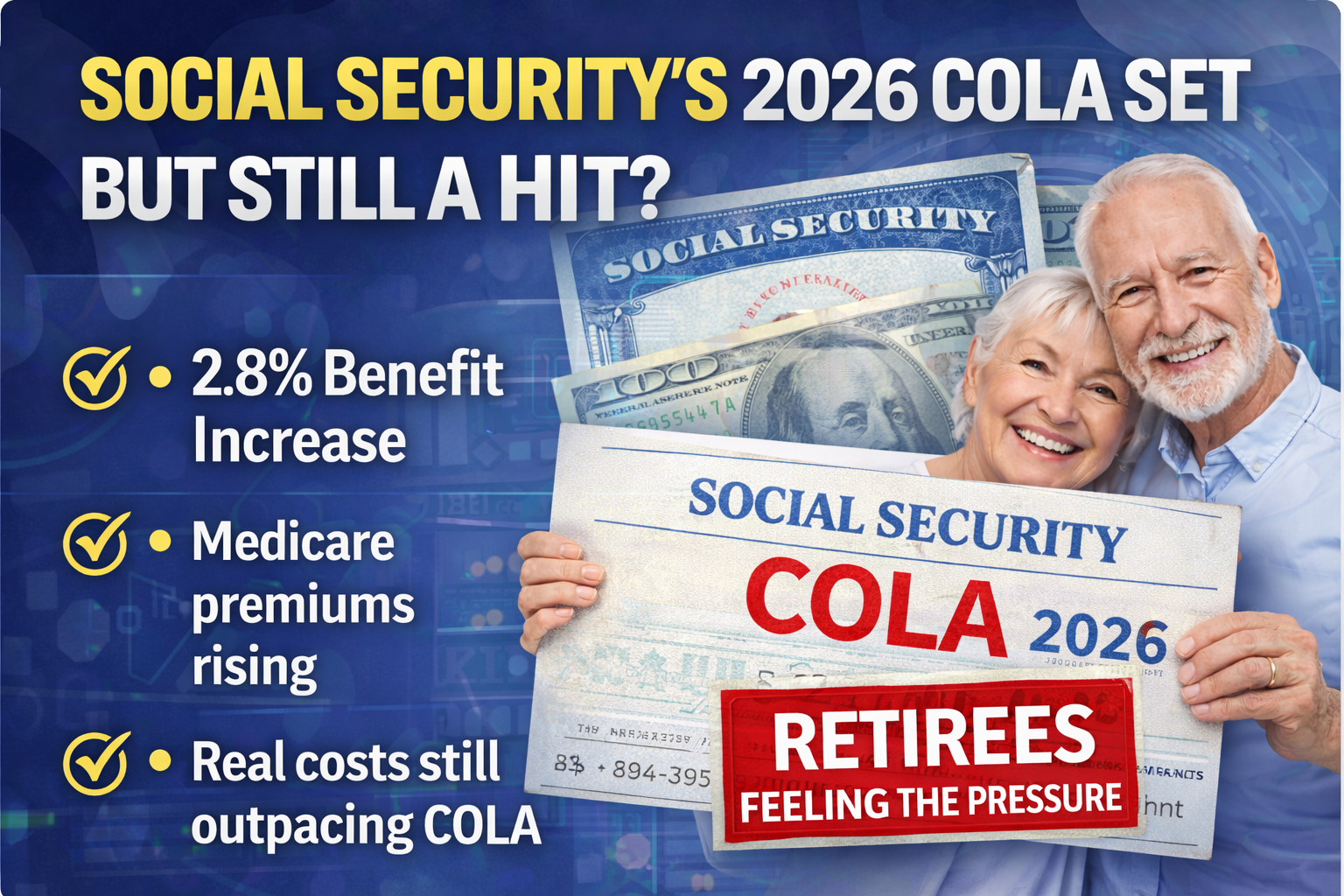 Social Security’s 2026 COLA Is Set — Why Retirees Could Still Take a Major Financial Hit