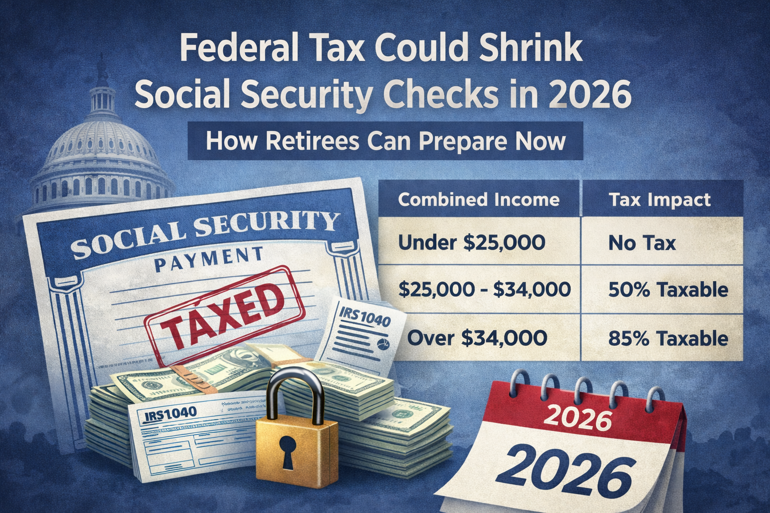Little-Known Federal Tax Could Reduce Social Security Checks in 2026 — What Retirees Should Know
